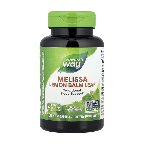 (20.02 Очікування) Melissa Lemon Balm Leaf - 100 vcaps