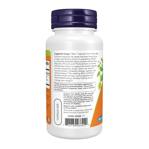 (12.02 Очікування) Relora 300mg - 120 vcaps
