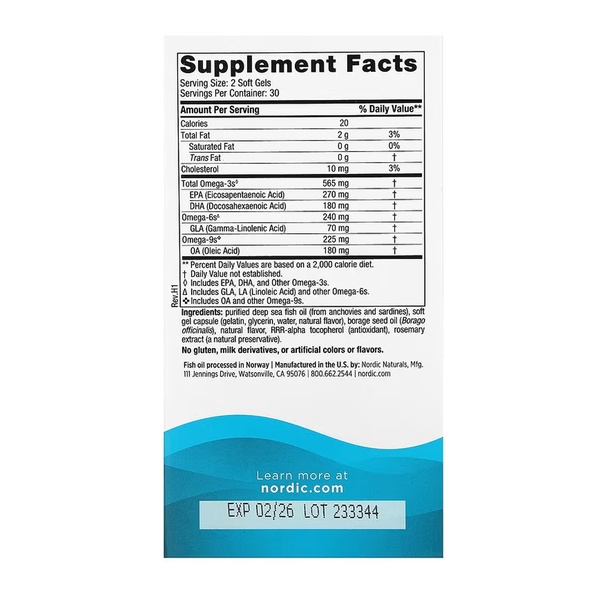 Complete Omega - 60 softgels