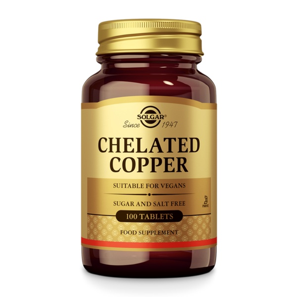 19.01 (Очікування) Chelated Copper - 100 tabs