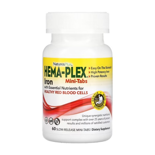 Hema-Plex - 60 mini-tabs (Пошкоджена пломба)