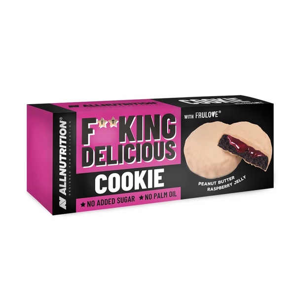 (19.05 Очікування) Fitking Delicious Cookie - 128g Peanut Butter Raspberry Jelly