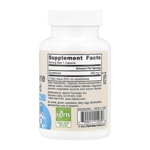 Reduced Glutathione 500 mg - 60 caps