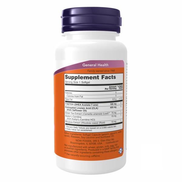 7-KETO LeanGels 100 mg - 60 Softgels