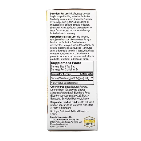 Slimming Tea - 24 bag Honey Lemon