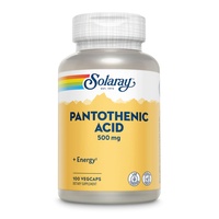(22.07 Очікування) Pantothenic Acid 500mg - 100 veg caps
