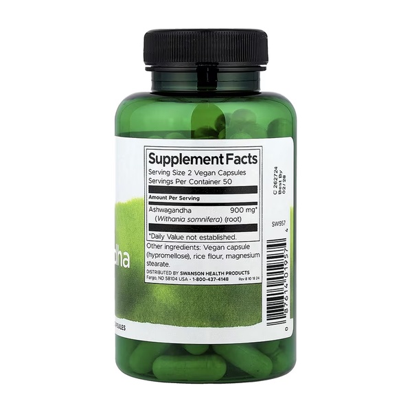 Ashwagandha 450mg - 100caps (Пошкоджена банка)