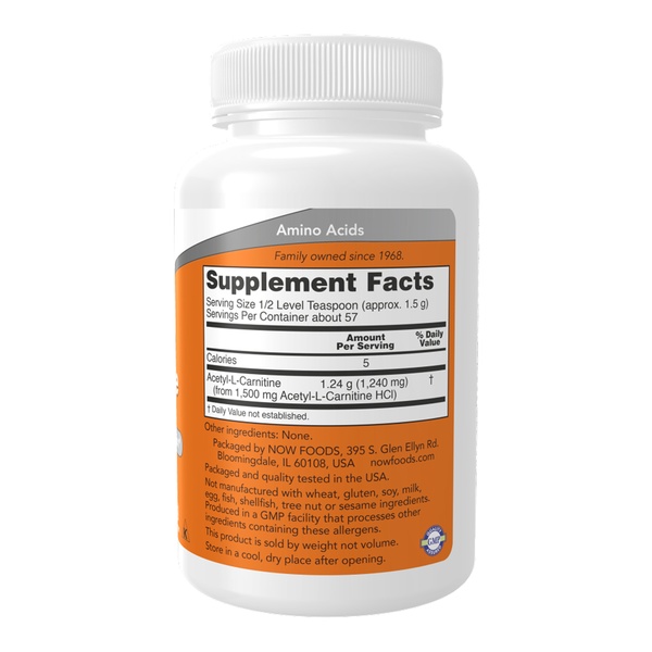 Acetyl L-Carnitine Pure Powder - 85g