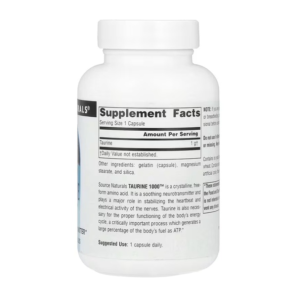 Taurine 1000™ 1000 mg - 60 caps