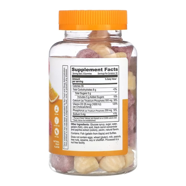 Calcium + Vitamin D Adult - 60 gummies