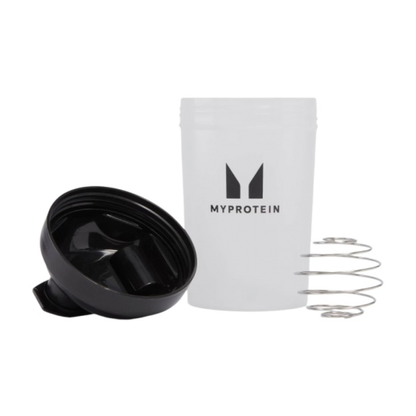 Plastic Shaker - 600ml Clear Black