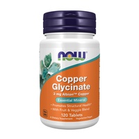 (12.02 Очікування) Copper Glycinate 3mg - 120 tabs