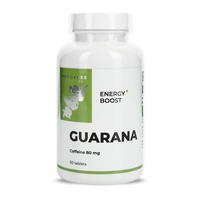 Guarana Extract 200mg with Caffeine 80mg - 60 tabs