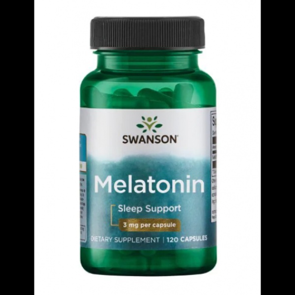 Melatonin 3 mg - 120 caps (Пошкоджена кришка)