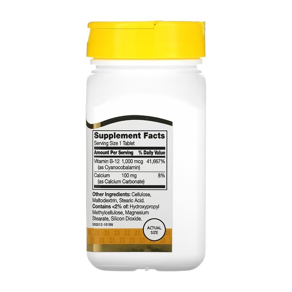 B-12 1000 mcg - 110 tabs