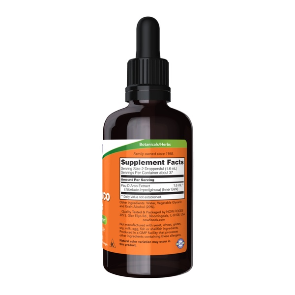 (12.02 Очікування) Pau D'Arco Extract Liquid - 59ml (2oz)