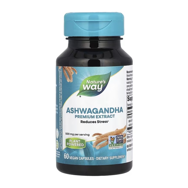 Ashwagandha - 60 vcaps (Пошкоджена етикетка)
