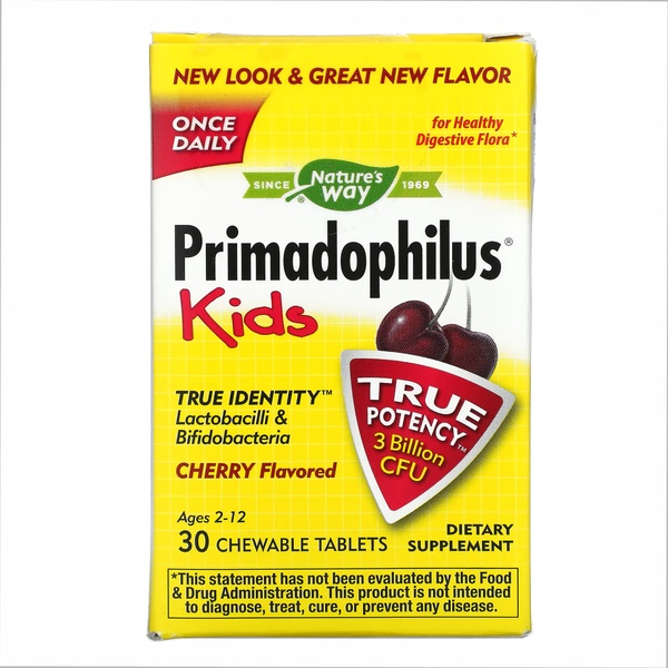 (20.02 Очікування) Primadophilus® Chew Cherry - 30 tabs