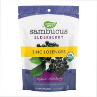 (20.02 Очікування) Sambucus Organic Zinc Lozenges- 24 cnt