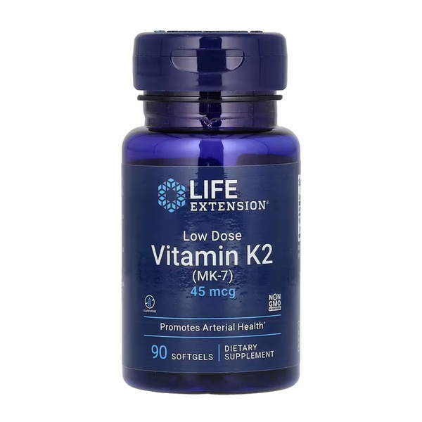 Low Dose Vitamin K2 45 mcg - 90 softgels