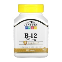B-12 500 mcg - 110 tabs