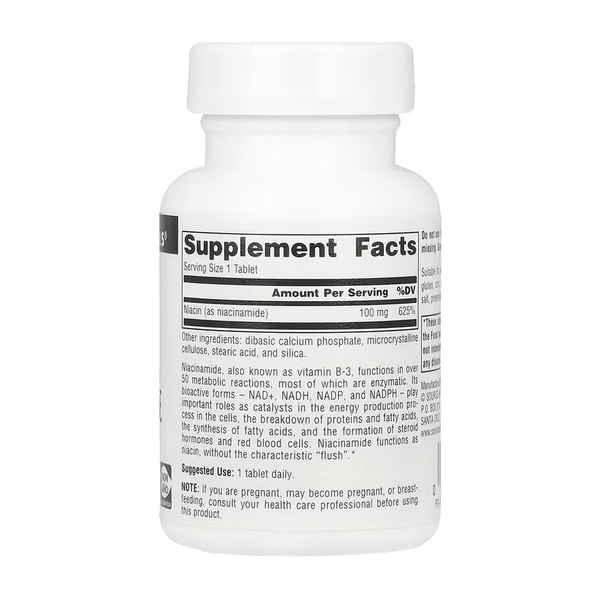 Niacinamide B-3 100 mg - 100 tabs (Пошкоджена пломба)