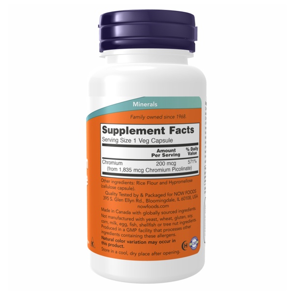 Chromium Picolinate 200mcg - 100caps