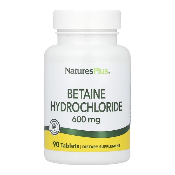 Betaine Hydrochloride 600mg - 90 tabs