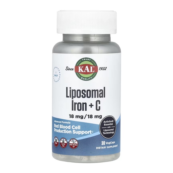 Liposomal Iron 18mg - 30 vcaps