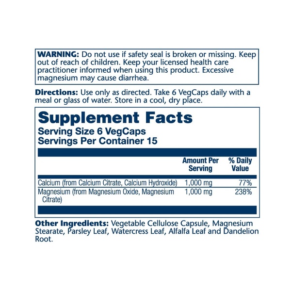 (22.07 Очікування) Calcium & Magnesium Citrate - 90 vcaps