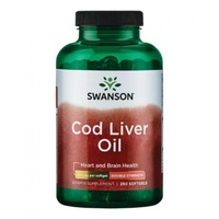 Cod Liver Oil (Double strength) 700mg - 250 Sgels per bottle
