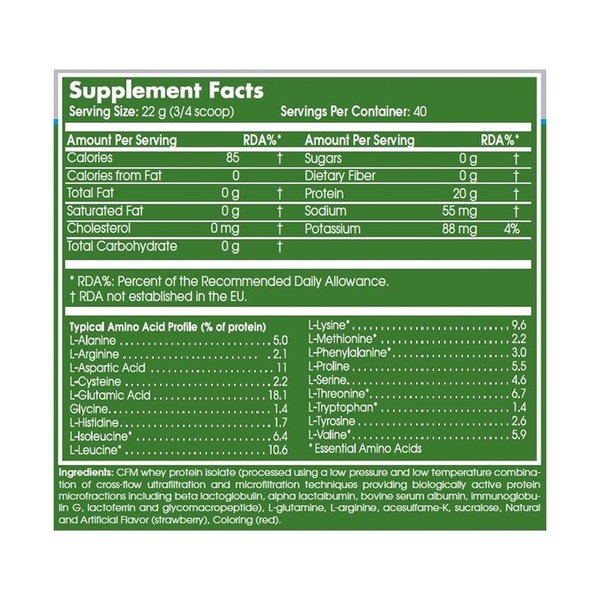 100% Whey Isolate - 2000g Cookies Cream