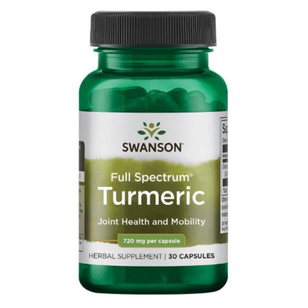 Turmeric 720mg - 30cap (Пошкоджена банка)