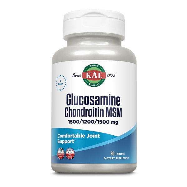 (22.07 Очікування) Glucosamine Chondroitin MSM - 60 tabs