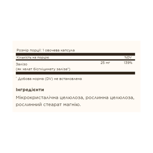 19.01 (Очікування) Gentle Iron - 180 caps