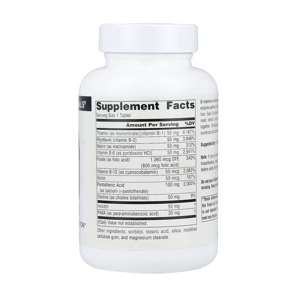 Vitamin B-50 Complex 50mg - 50 tabs