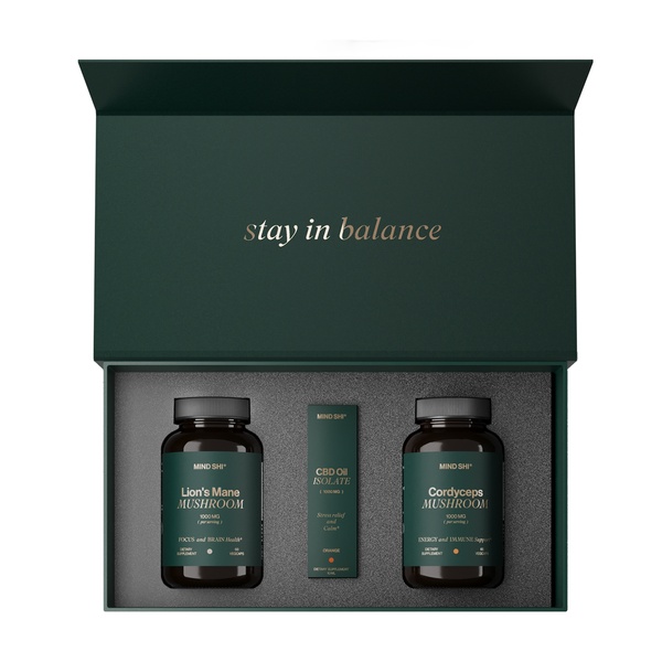 MIND SHI Mushroom+CBD Oil Premium Box
