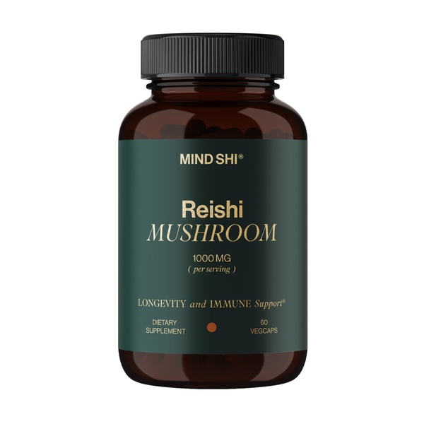 Reishi Mushroom 1000 mg - 60 vegcaps (Затерта дата)