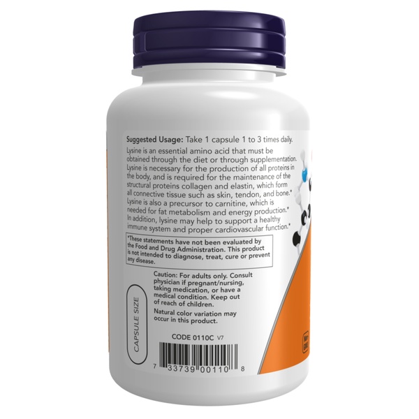 Lysine 500mg - 250 vcaps