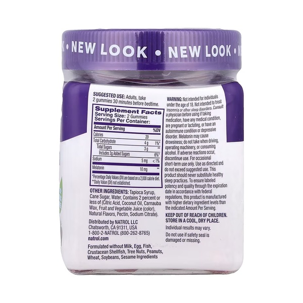 Melatonin 10mg - 60 gummies