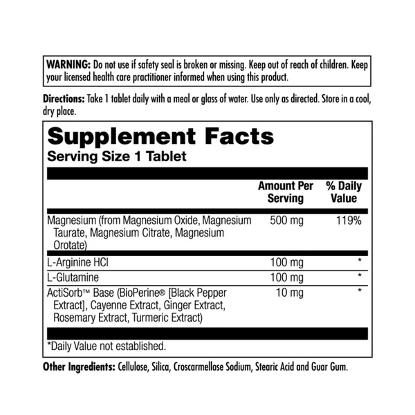 (22.07 Очікування) Magnesium One Daily 500mg - 60 tabs