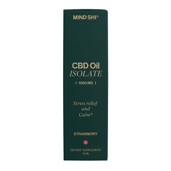 CBD Oil Isolate 1000 mg Strawberry - 10 ml