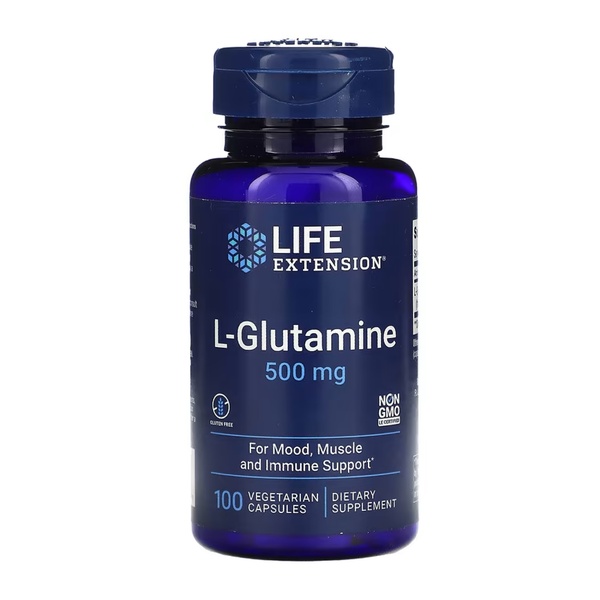 L-Glutamine 500 mg - 100 vcaps