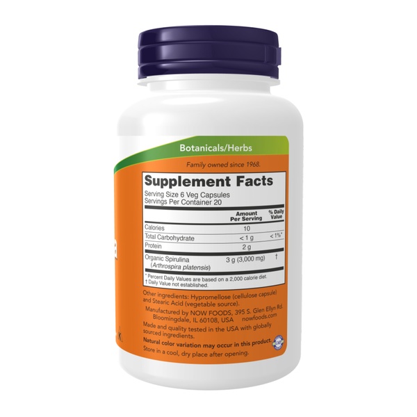 (12.02 Очікування) Spirulina 500 mg - 120 vcaps