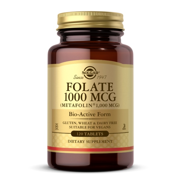19.01 (Очікування) Folate 1000 mcg (as Metafolin) - 120 tabs