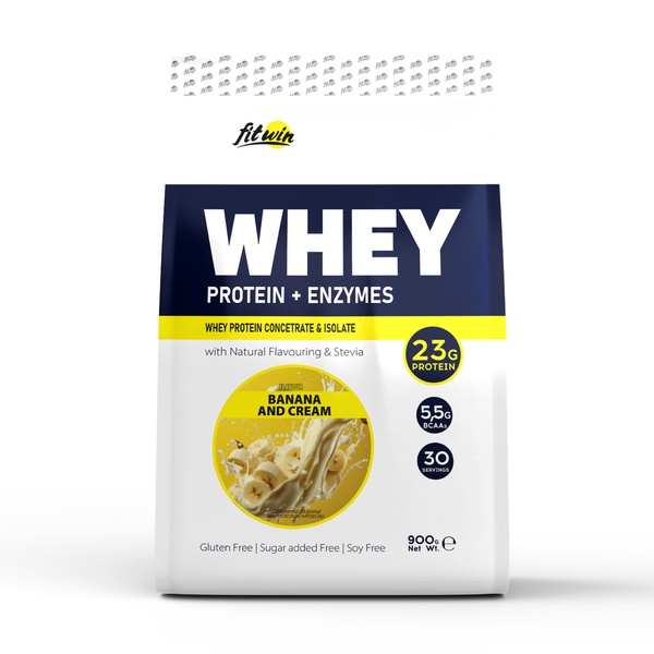 Whey - 900g Banana and Cream