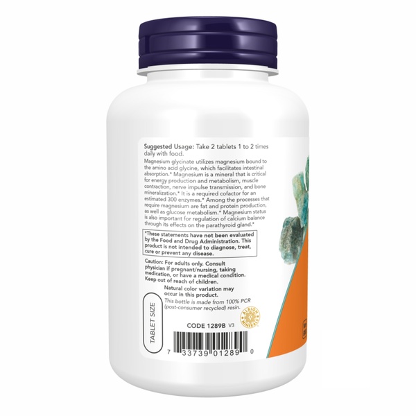 (12.02 Очікування) Magnesium Glycinate - 180 tabs