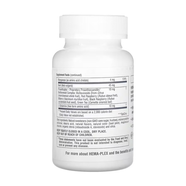Hema-Plex - 60 chewable tabs