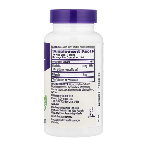 Melatonin 5mg - 100 tabs