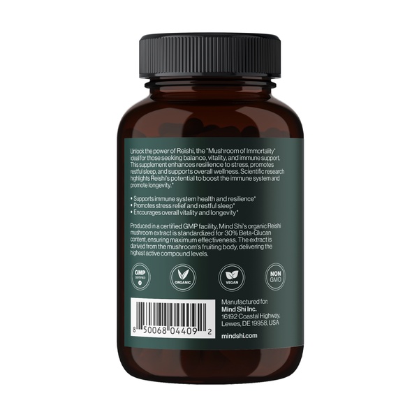 Reishi Mushroom 1000 mg - 60 vegcaps (До 02.27)